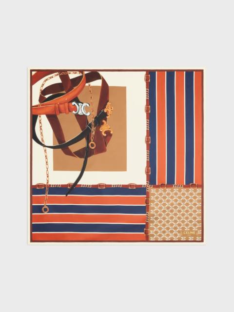 CELINE square IN silk twill