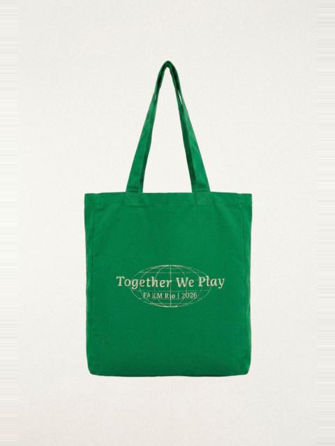 FARM RIO Green Together We Play Tote Bag