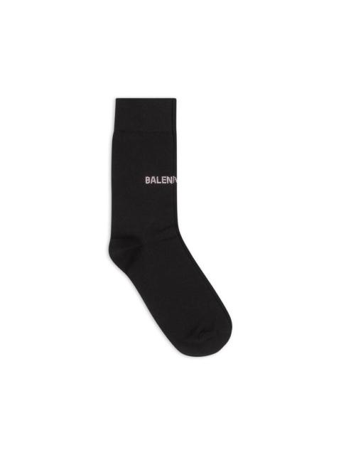 BALENCIAGA Women's Strass Socks in Black