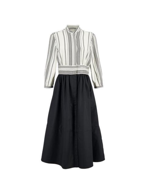 Zeus+Dione long-sleeve shirt dress