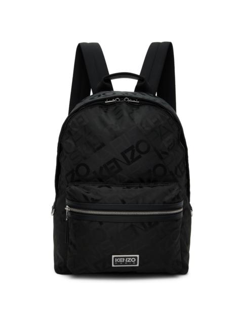 KENZO Black Kenzo Paris 'KENZOGRAM' Backpack