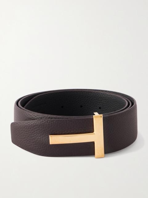 TOM FORD 4cm Full-Grain Leather Belt
