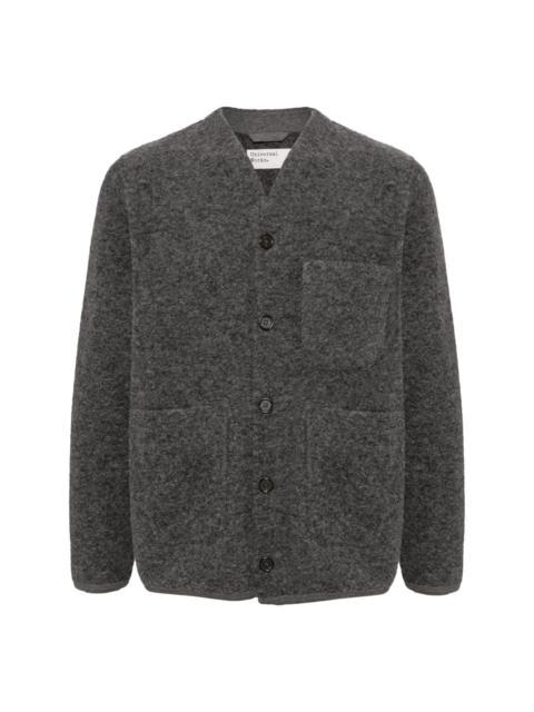 Universal Works fleece cardigan