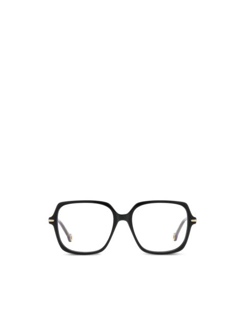 CAROLINA HERRERA glitter-detail square-frame glasses