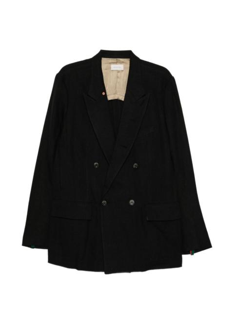 BED J.W. FORD double-breasted silk blazer
