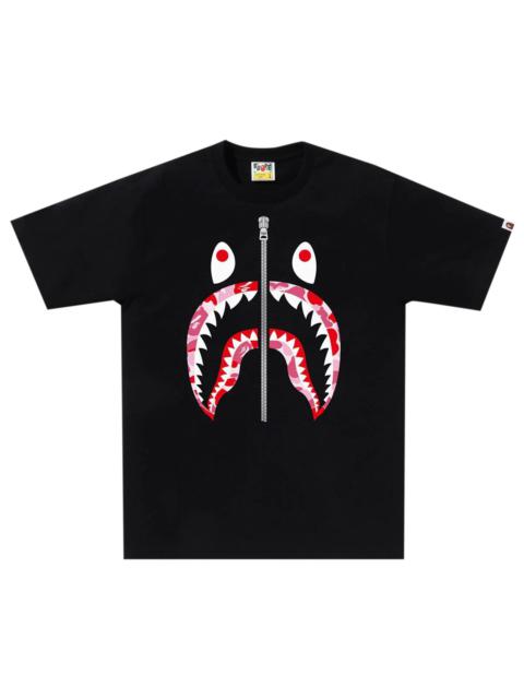 BAPE ABC Camo Shark Tee 'Black/Pink'