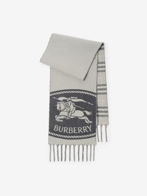 Burberry Reversible Knight Stamp Scarf