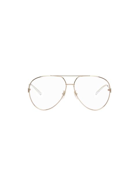 GUCCI Gold Aviator Glasses