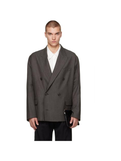 Our Legacy Brown Halt Blazer