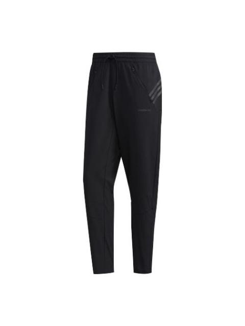 adidas neo Series Zipper Sports Pants Black FN6430