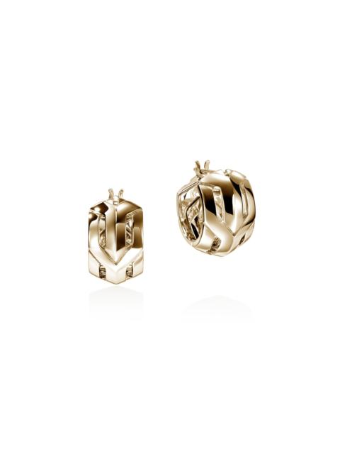 JOHN HARDY Icon 50 Hoop Earrings, Gold, 15MM