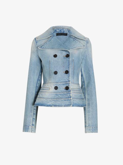 Proenza Schouler Romane Jacket in Rigid Denim