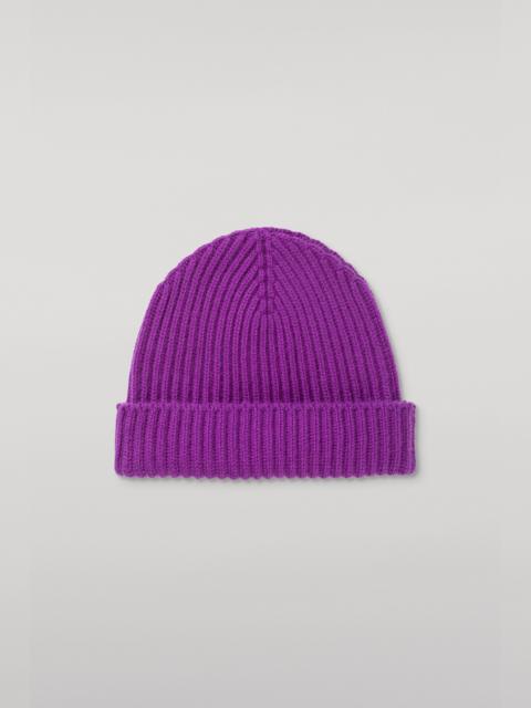 Johnstons of Elgin Lovat Purple Cashmere Hat