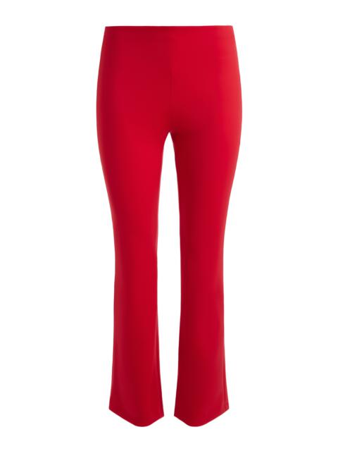 Alice + Olivia RMP MID RISE BACK-ZIP BOOTCUT ANKLE PANT