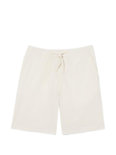 LACOSTE striped drawstring shorts