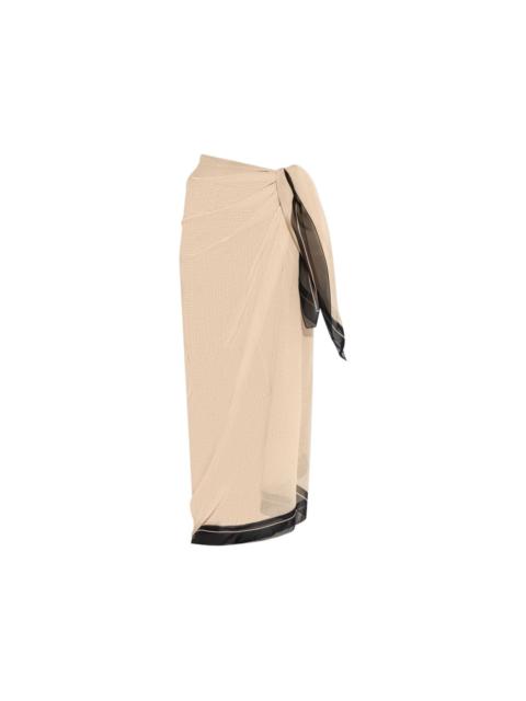 Balmain geometric-print sarong