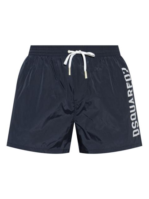 DSQUARED2 logo-print swim shorts