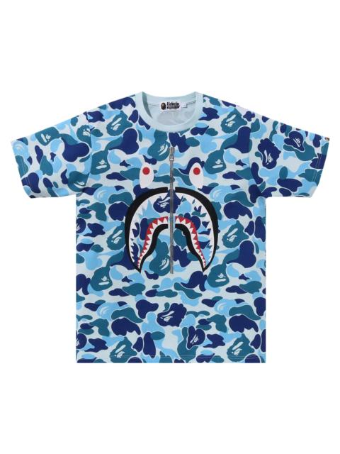 A BATHING APE® BAPE ABC Camo Shark Tee 'Blue'