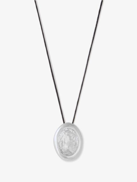 YSSO Aesop Cord Necklace In Silver