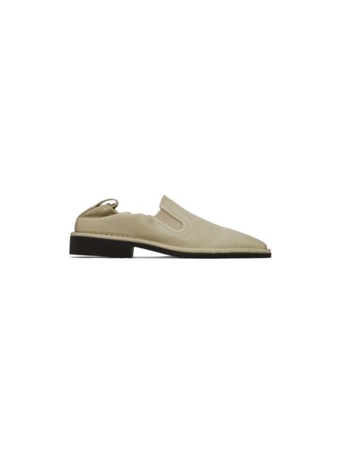 Lemaire Taupe Soft Loafers