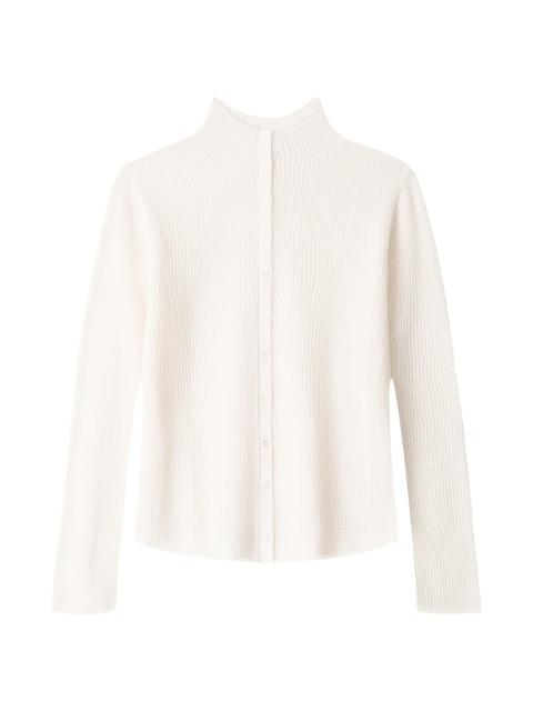 STAUD Women's Marianne Rib-Knit Wool-Blend Sweater - Ivory