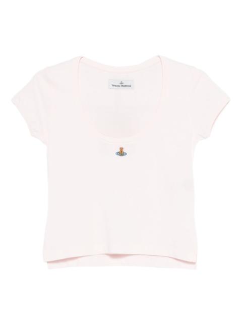 Vivienne Westwood heart-detail organic cotton top