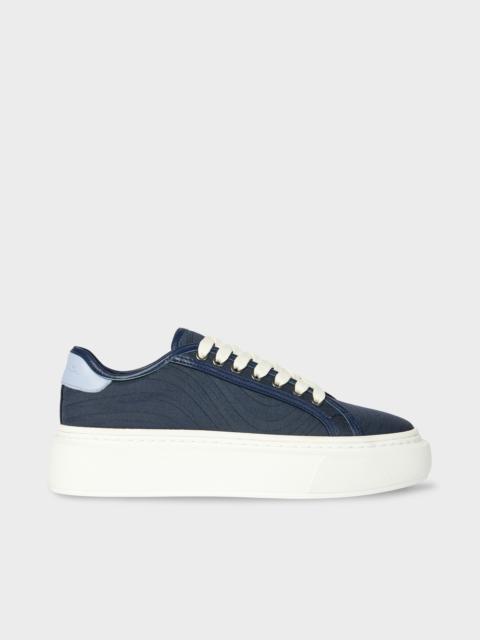 Paul Smith Women's Navy 'Swirl' 'Guppy' Platform Trainers