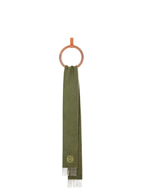 Loewe Bicolour scarf in wool and cashmere