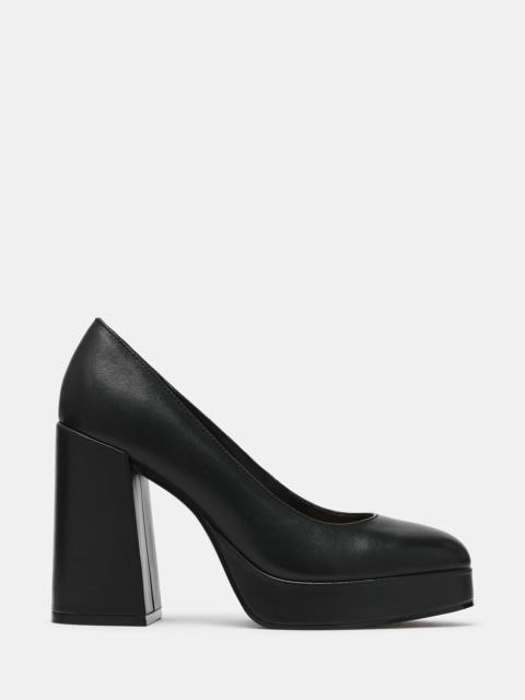 STEVE MADDEN TATI BLACK LEATHER
