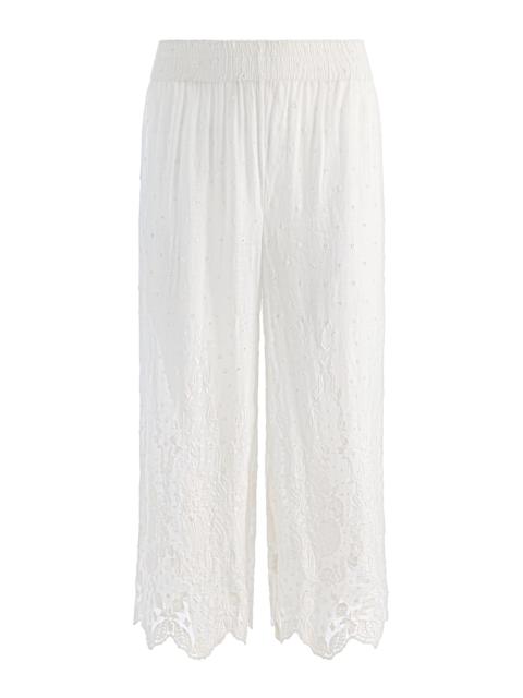 Alice + Olivia ELBA PULL ON ANKLE PANT
