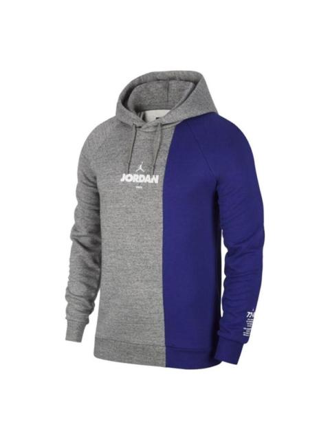 Jordan Air Jordan Sportswear Legacy AJ11 Hoodie 'Grey Purple' BQ0188-091