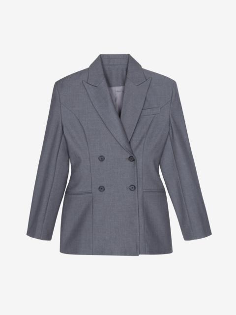 The Frankie Shop Dulverton Hourglass Blazer - Grey