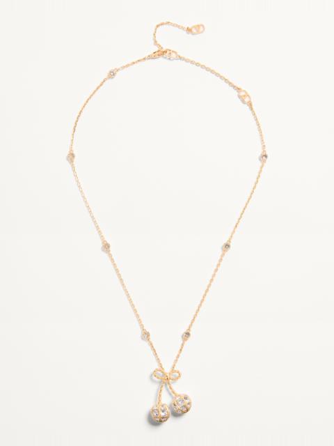 CHERRYFIC NECKLACE IN METAL AND SWAROVSKI® CRYSTALS