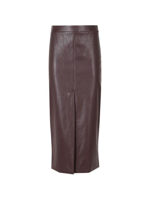 Herno front-slit midi skirt