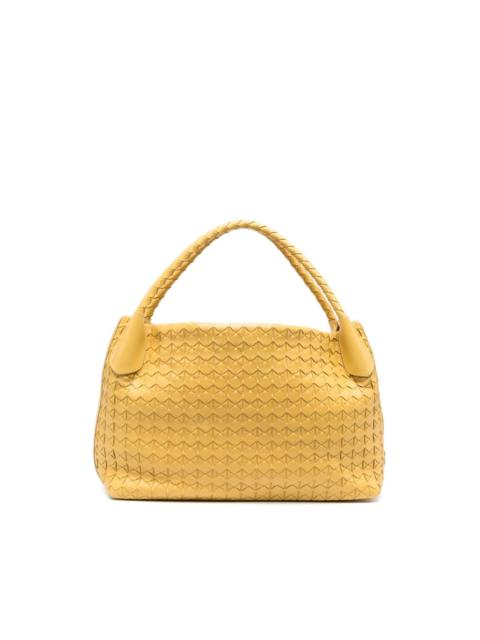 Serapian Mosaico-weaving leather tote bag