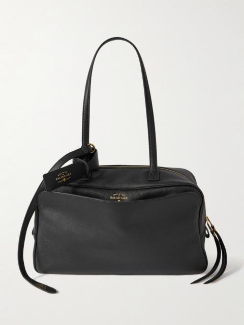 BALENCIAGA Carrie Medium Textured-leather Tote