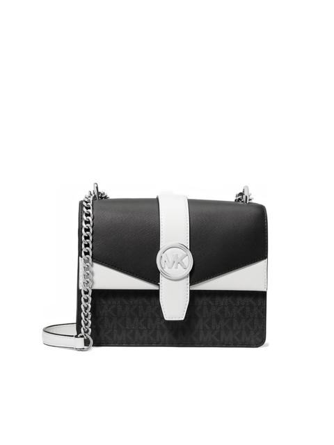 MICHAEL KORS small Greenwich monogram shoulder bag