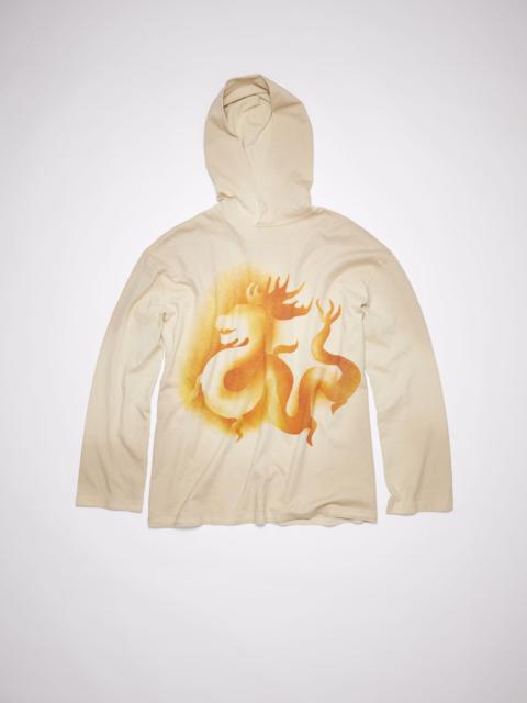 Acne Studios Hooded sweatshirt - Mushroom beige