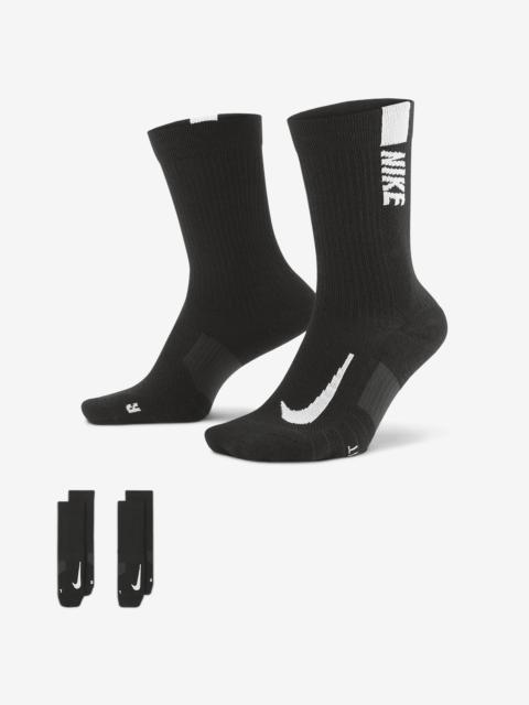 Nike Nike Multiplier Crew Sock (2 Pairs)