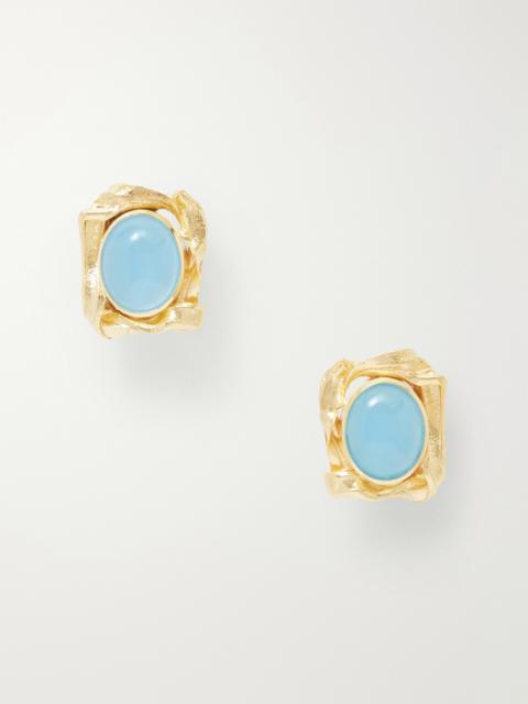 Completedworks Gold-plated And Resin Earrings