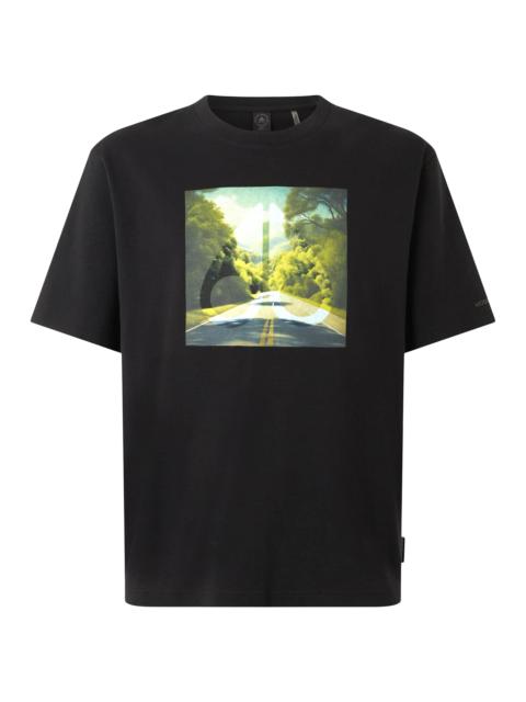 MOOSE KNUCKLES Men's Pine Avenue Crewneck T-Shirt - Black