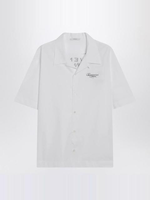 Givenchy Poplin Shirt With Logo Print