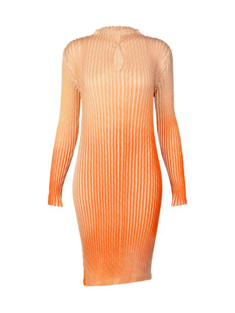 ISSEY MIYAKE SUFFUSED PLEATS DRESS
