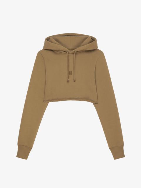 Givenchy CROPPED HOODIE IN COTTON
