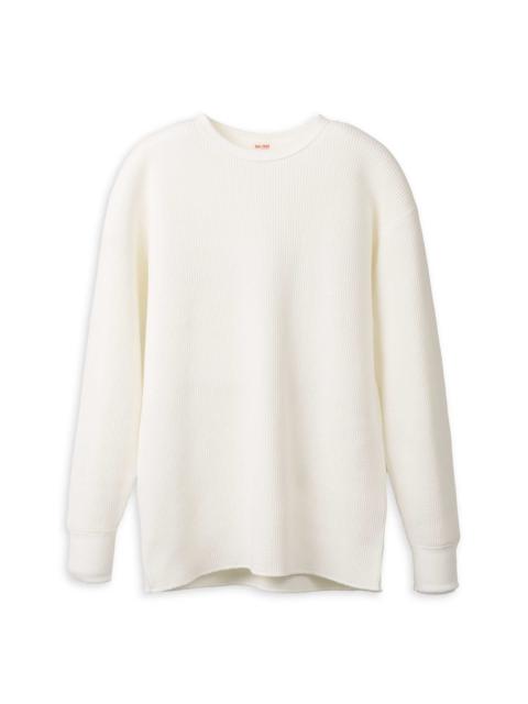 The Real McCoys The Real McCoy's Ballpark Waffle Thermal Shirt Grey