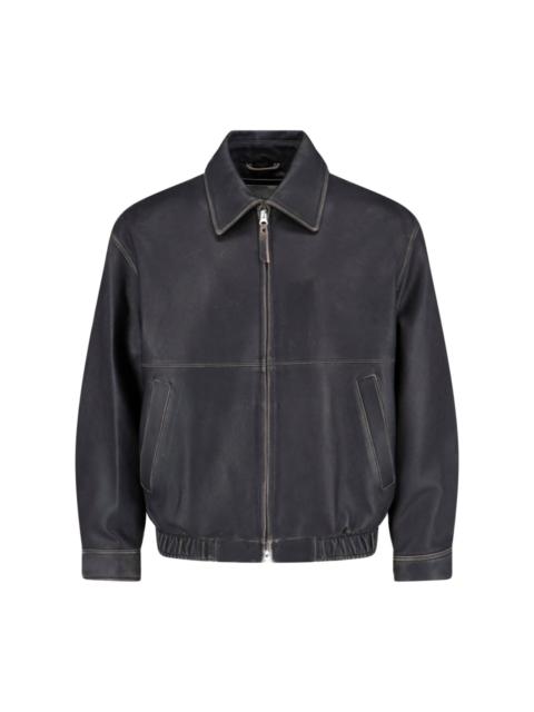 Dunst LAMB LEATHER BOMBER JACKET