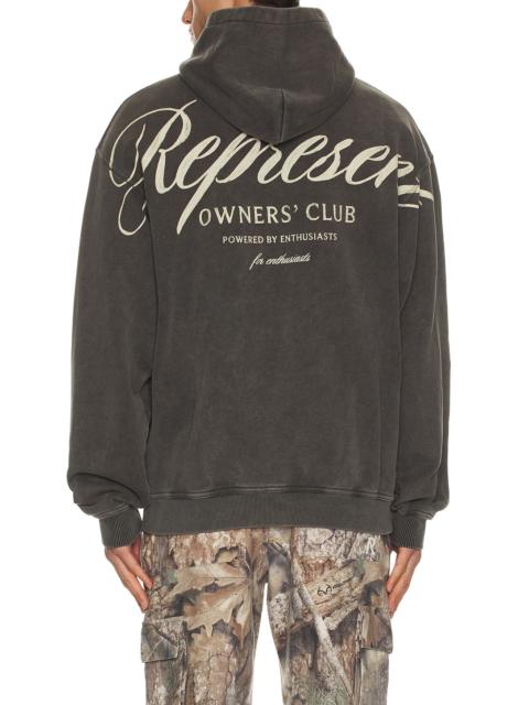 REPRESENT Owners Club Script Hoodie