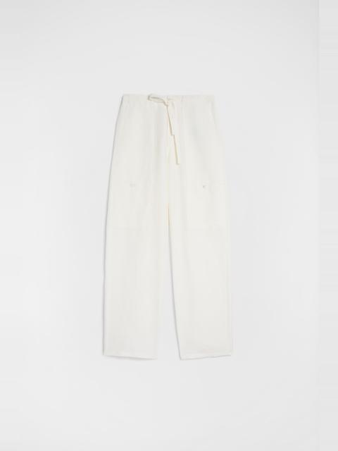 Jil Sander Linen Blend Cargo Trousers