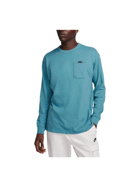 Nike Sportswear Premium Essentials Long-sleeve Pocket T-Shirt 'Blue' DR7930-440