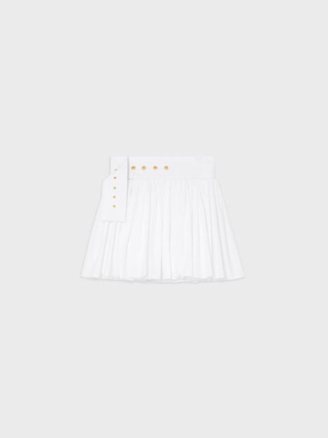 CELINE mini skirt IN cotton poplin